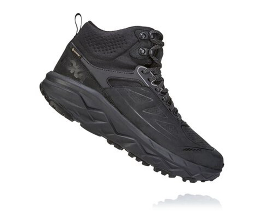 Chaussure Randonnée Hoka One One Challenger Mid Gore-Tex Homme - Noir - NBV-368721